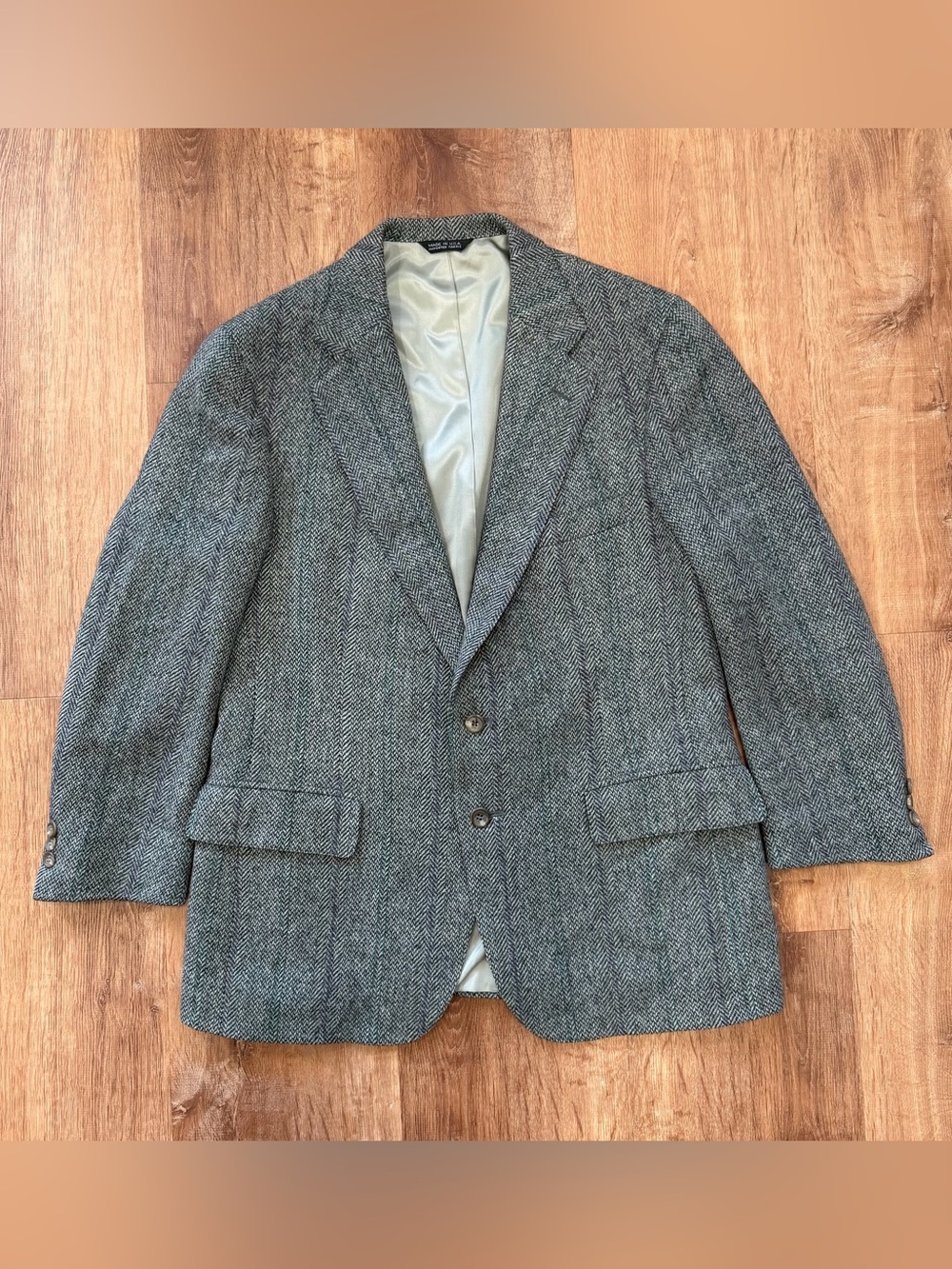 Vintage Polo University Club Ralph Lauren 42S Blazer Jacket Sports Coat Wool USA